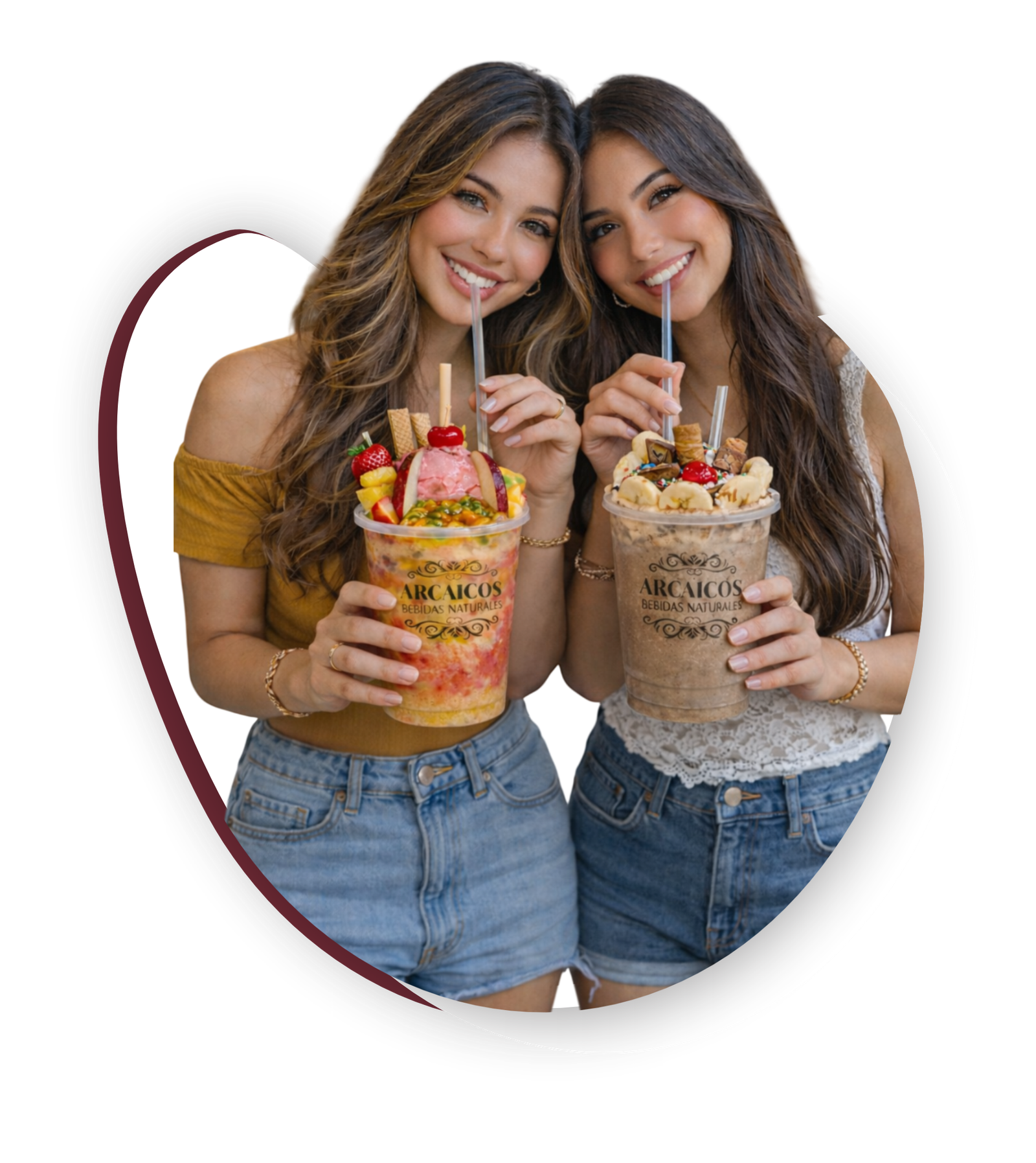 Personas disfrutando bebidas Arcaicos